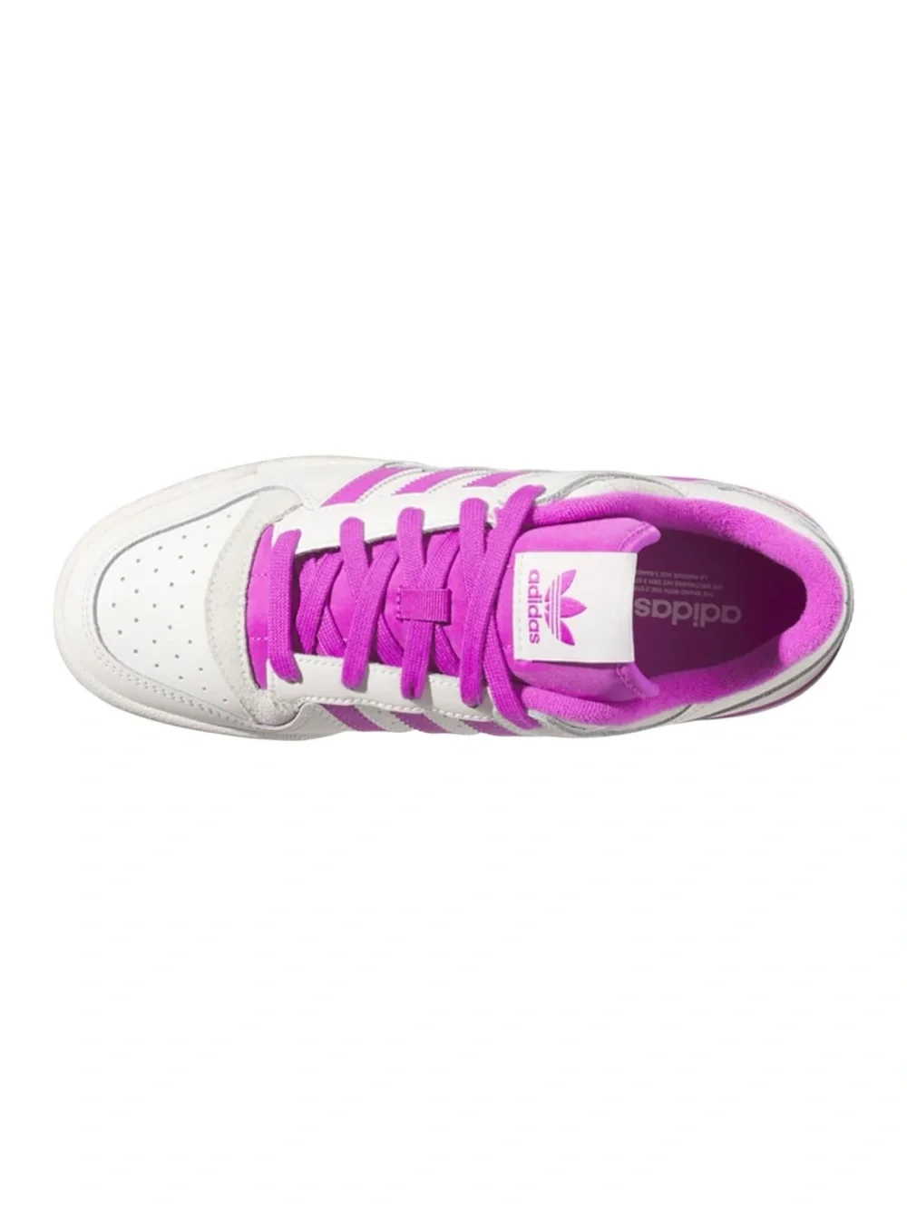 Adidas Originals Forum Low CL W Sneakers Cloud White Purple JR0474 NWT